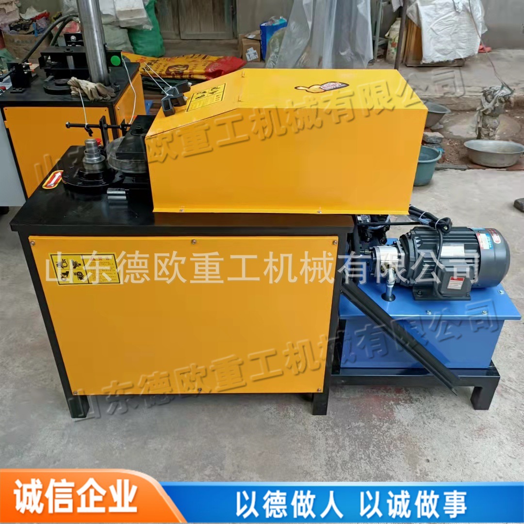 液压圆管压痕起鼓机 水管压槽起筋设备 管道对接压筋工具