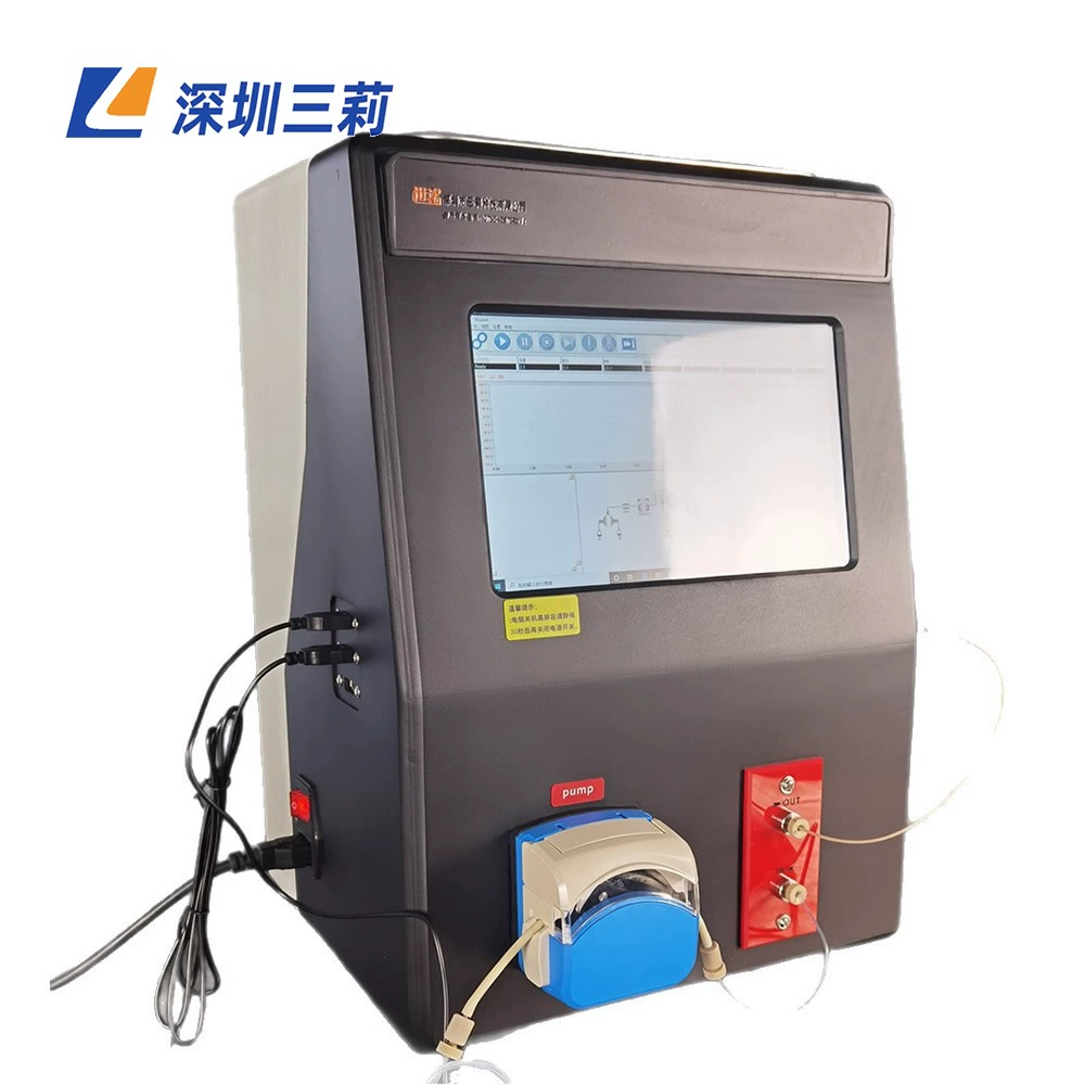 Система жидкостной хроматографии для очистки белков, прибор для разделения и очистки белков, система очистки биомолекул