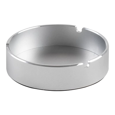 High-End Aluminum Alloy Ashtray for Car ashtray - silver-outer-diameter-100mmheight-25mmwall-thickness-30mm