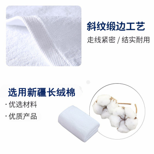 White cotton square airline handkerchief for kindergarten, white hotel napkin, pure cotton disposable absorbent scarf