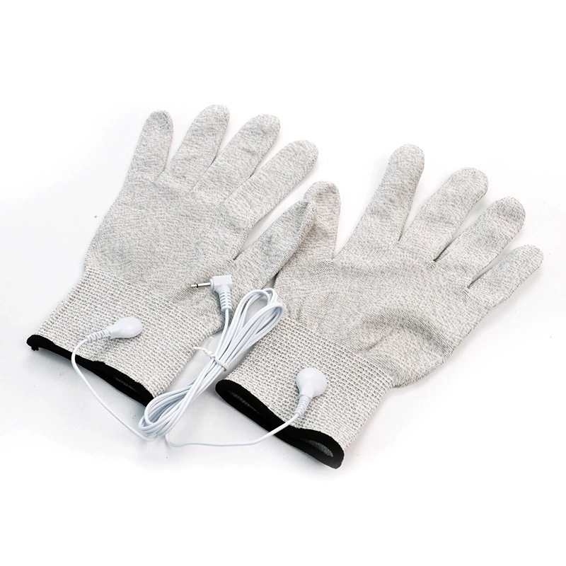 Universal massager silver fibre, gloves for hands