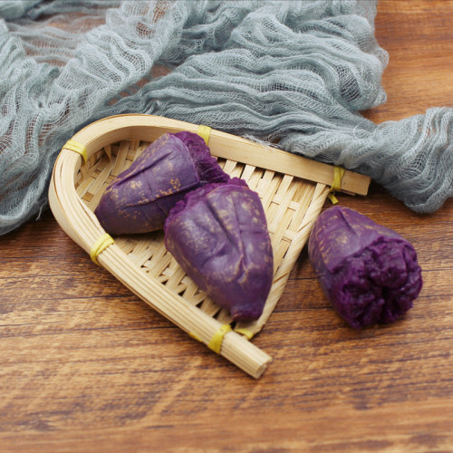 New PVC simulation food toy large half sweet potato purple potato sweet potato sweet potato model shooting props