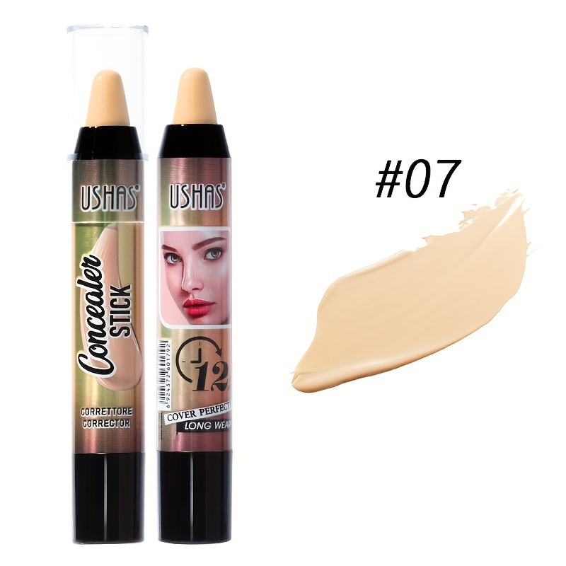 USHAS bloqueador de punto transfronterizo europeo y americano impermeable bloqueador facial contorno de maquillaje estereoscópico TP345B