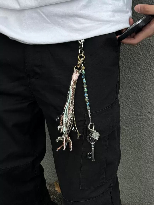 cleanfit金属珍珠裤链男女y2k朋克嘻哈美式高街复古个性腰链配饰|undefined