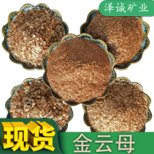 厂家供应 金云母 云母片60-10目 10-20目真石漆油漆涂料添加云母