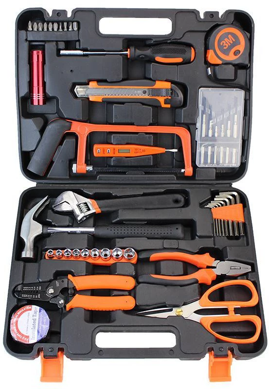 Scissors, tools set, direct factory sales, 46 pieces