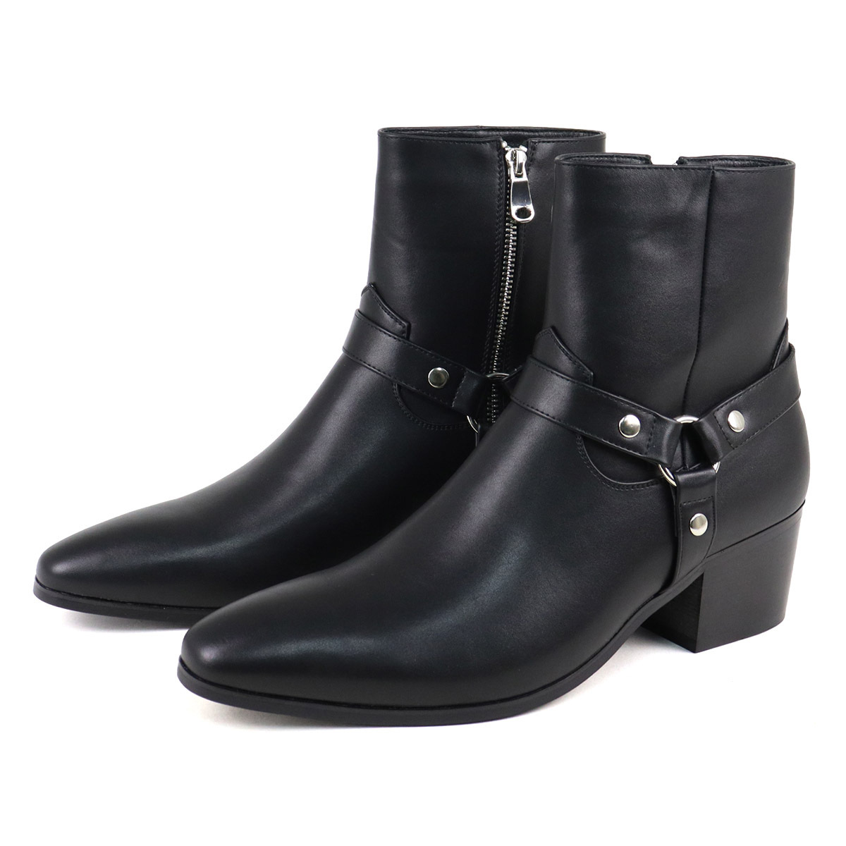 Plus-size men's shoes Vintage fashion business men's boots_voghion.com