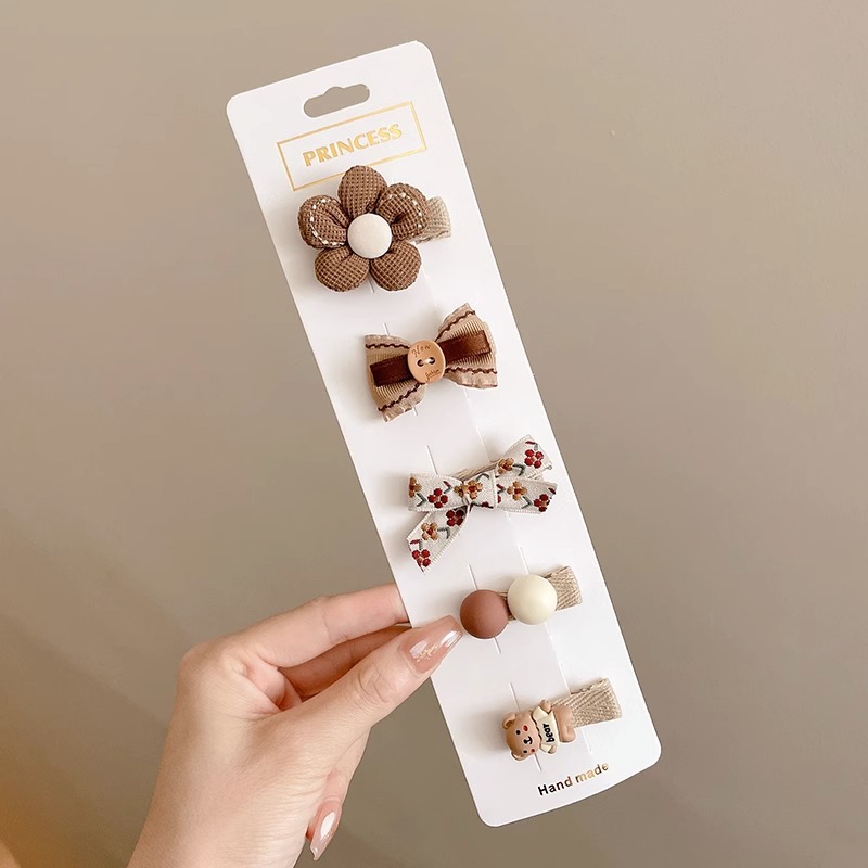 Horquilla para bebés, bolsa de tela completa, clip para cabello para bebés, no daña el cabello, niños, niñas, horquillas, lindos accesorios para el cabello, sombreros