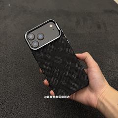 适用于苹果17promax磁吸手机高级感新款壳凯夫拉纹理iPhone16pro超薄磨砂15PM碳纤维纹防摔保护套17无线充电