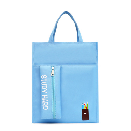 Handbag student large-capacity canvas bag children's primary and secondary school students Korean version waterproof handbag remedial school bag bag