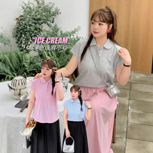 现货k2697女士短袖T恤胖mm240斤女式彼得潘小圆领t恤小衫大码女装