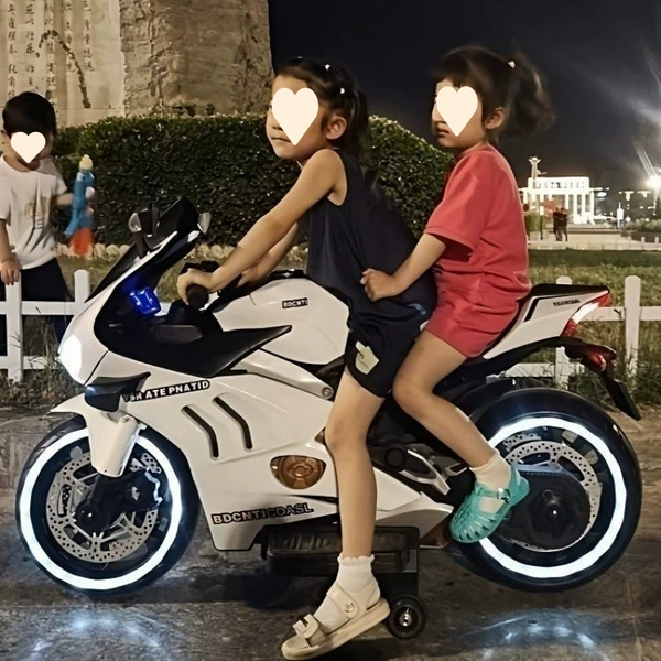 Top with white + 12v big battery + luminous wheel + hand-tightened throttle