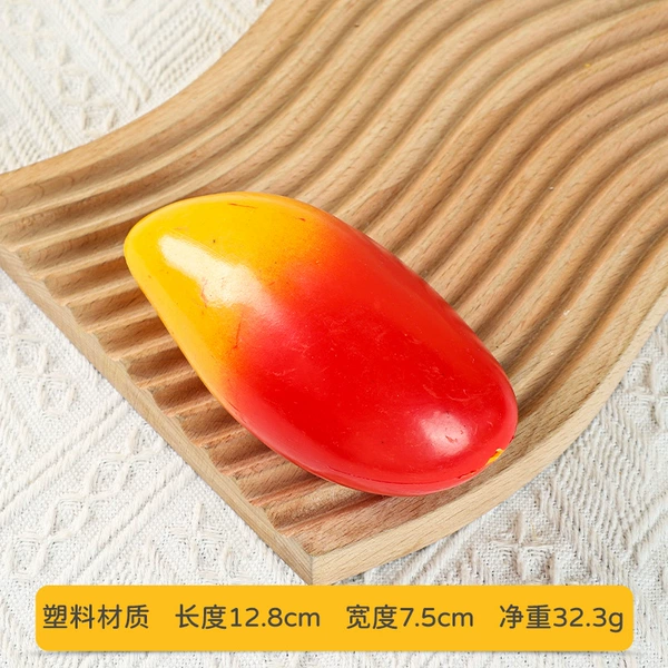 Plastic red mango