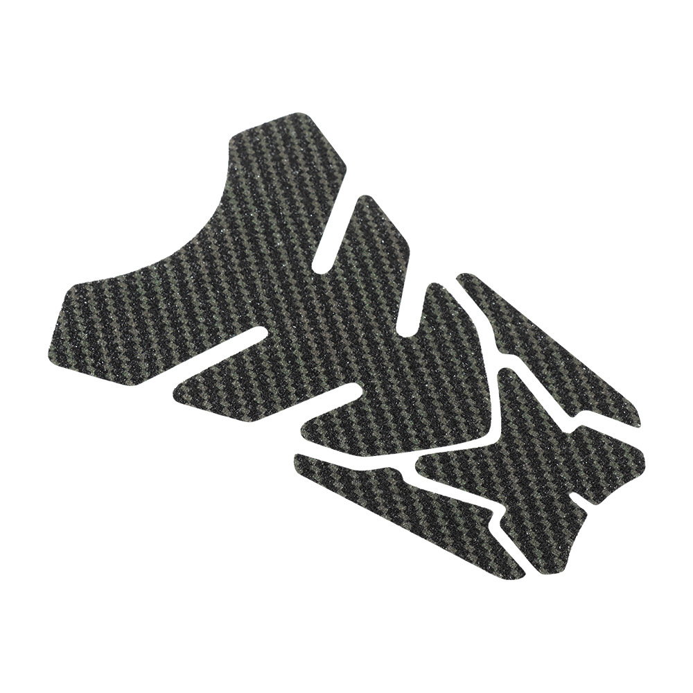 La pasta de hueso de pescado de fibra de carbono es adecuada para Honda Suzuki Yamaha Qianjiang etiqueta de tanque de combustible modificación de motocicleta calcomanía antiarañazos
