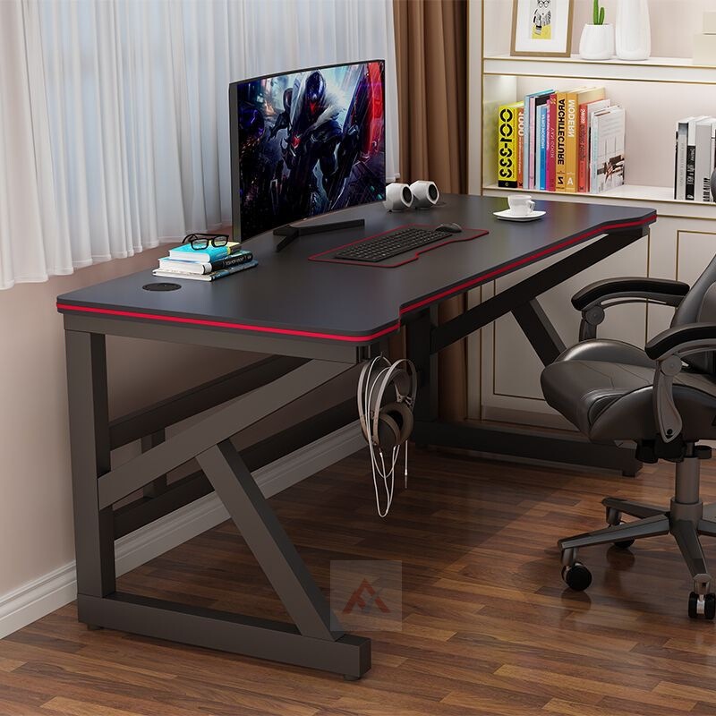 Simple modern desk student desk dormitory computer desktop desk home e-sports desk rental bedroom table