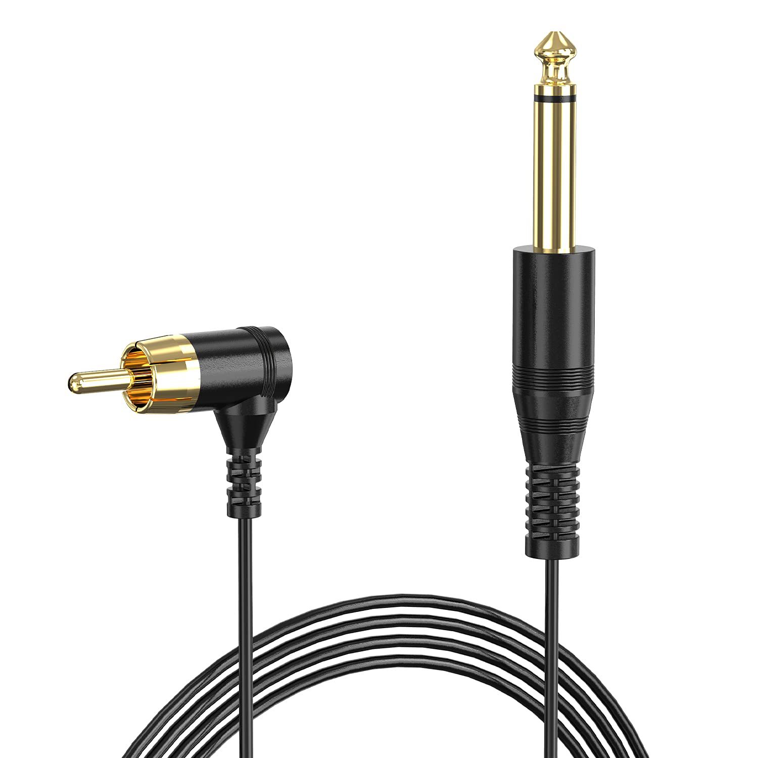 Máquina de tatuaje aguja cable de alimentación codo serpiente interfaz RCA suministro de cable de audio al por mayor máquina de motor DC