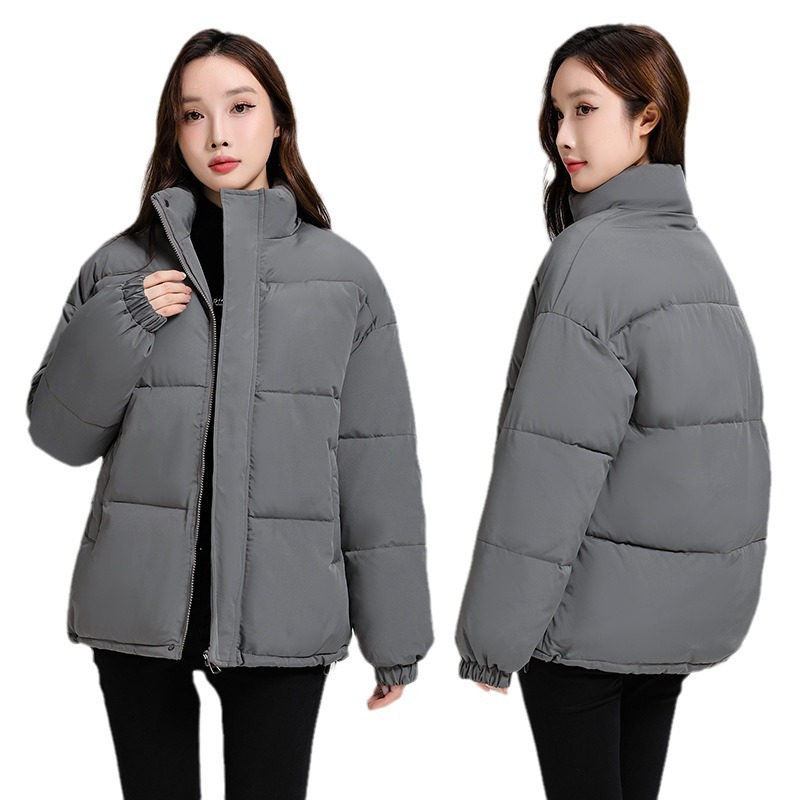Transfronterizo de otoño y invierno de Europa y los Estados Unidos transfronterizos ropa de mujer urbana casual plumón abrigo abrigo de algodón deportivo simple abrigo
