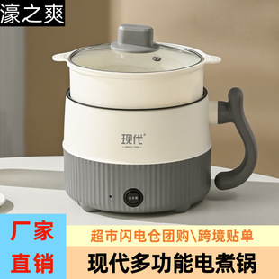 Factory direct supply multi-functional electric cooking pot integrated pot dormitory small electric pot multi-functional mini instant noodle pot on behalf of hair