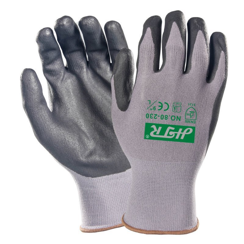 HTR/海太尔 80-230 零度-1超耐油发泡丁腈涂层手套