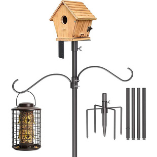 Cross-border e-commerce Amazon Source Factory in stock Wholesale Crafts Metal Iron Outdoor Bird House Bird Feeder