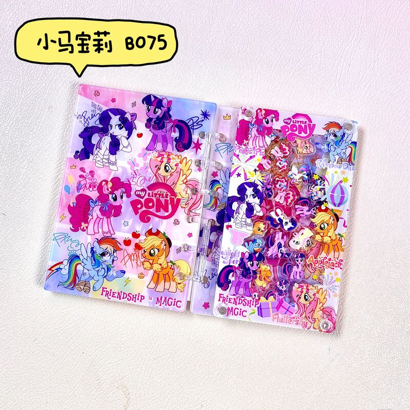 日本の漫画 A7 ルーズリーフノートブックかわいいガーリーハート高価値アニメ学生アクリル|undefined
