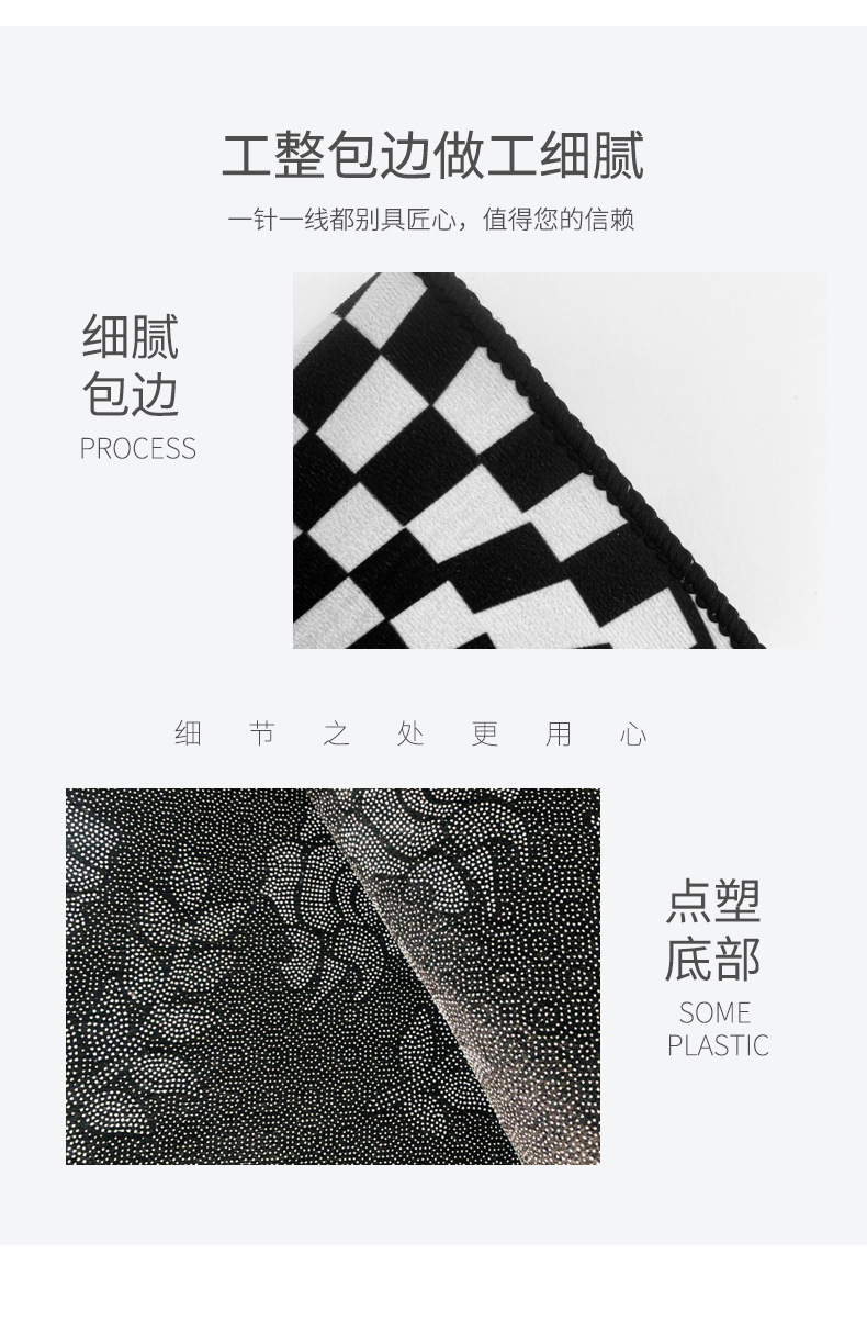 旋涡地毯,视觉黑白立体地毯,错觉旋涡3D地毯,入户门垫,圆形地垫地毯