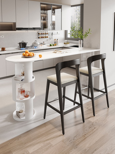 ✅ Slate Bar Table Against the Wall Living Room Partition Acrylic Long Table Dining Table Sofa Bar Side Cabinet Creative High Legs