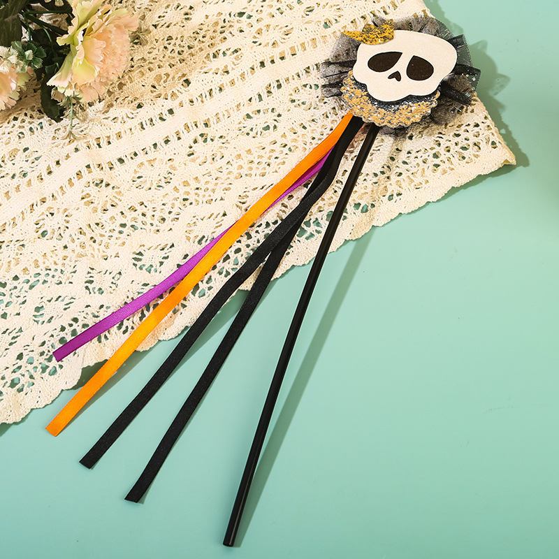 Halloween 2024 nueva decoración de banda de cabello fiesta cosplay cráneo extraña cabeza banda props