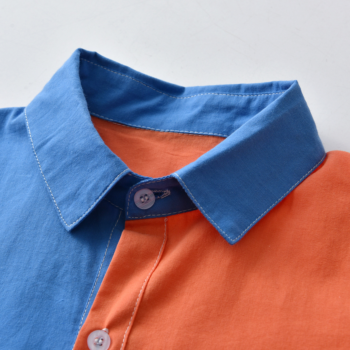 Cute Solid Color Cotton T-shirts & Shirts display picture 3