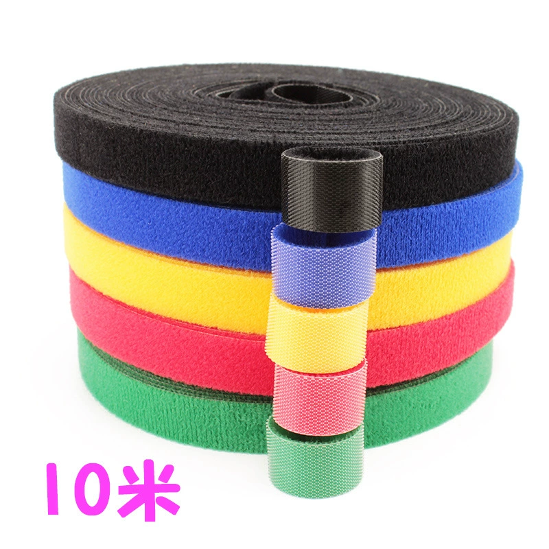 10 м липучка кабельная стяжка кабель для передачи данных гарнитура для хранения проводов снасти кабель сетевой кабель намоточная лента