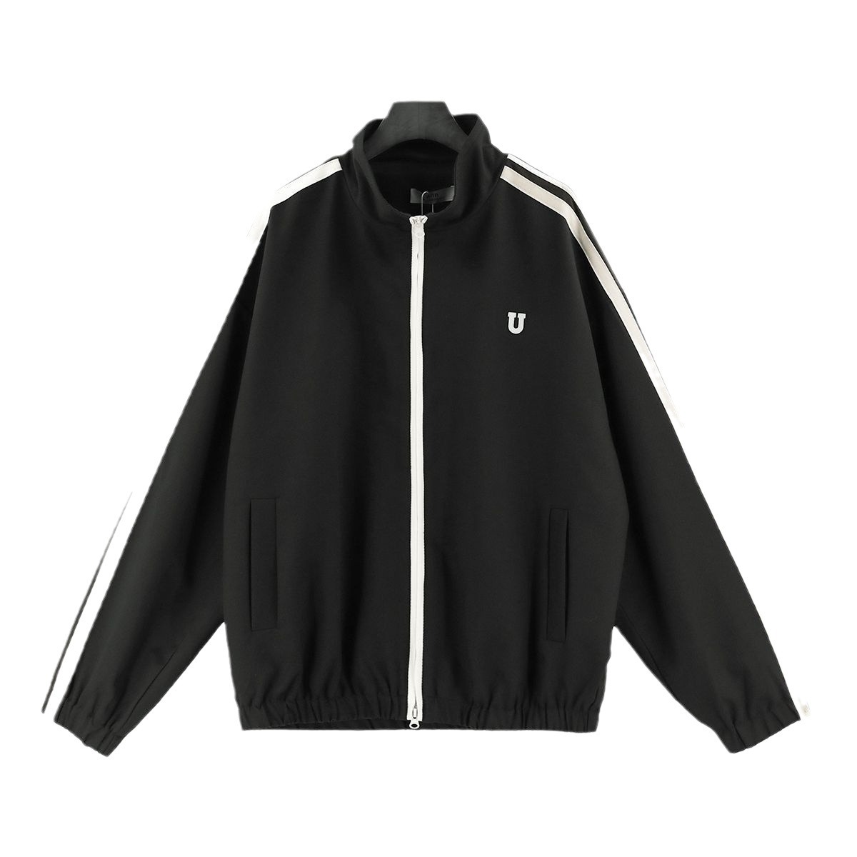 Suministro directo de fábrica 2024 primavera nueva chaqueta casual cuello alto para hombre chaqueta deportiva suelta para estudiantes de moda coreana