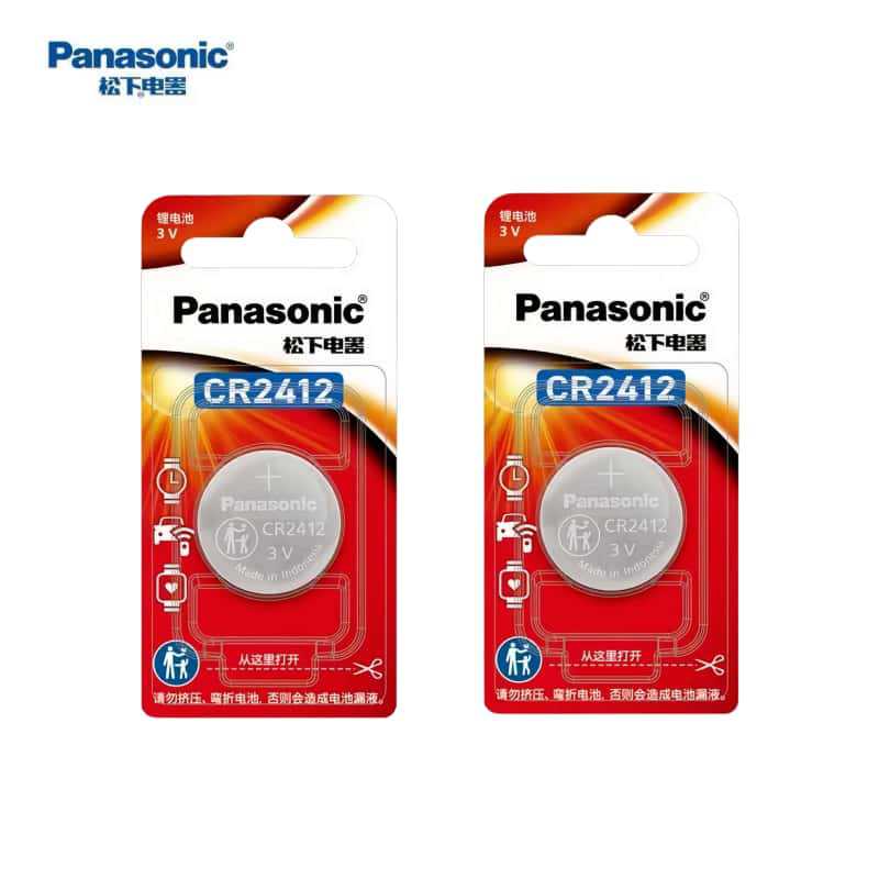 Panasonic CR2412 button cell 3V lithium battery for 3v Lexus Toyota New Crown card key