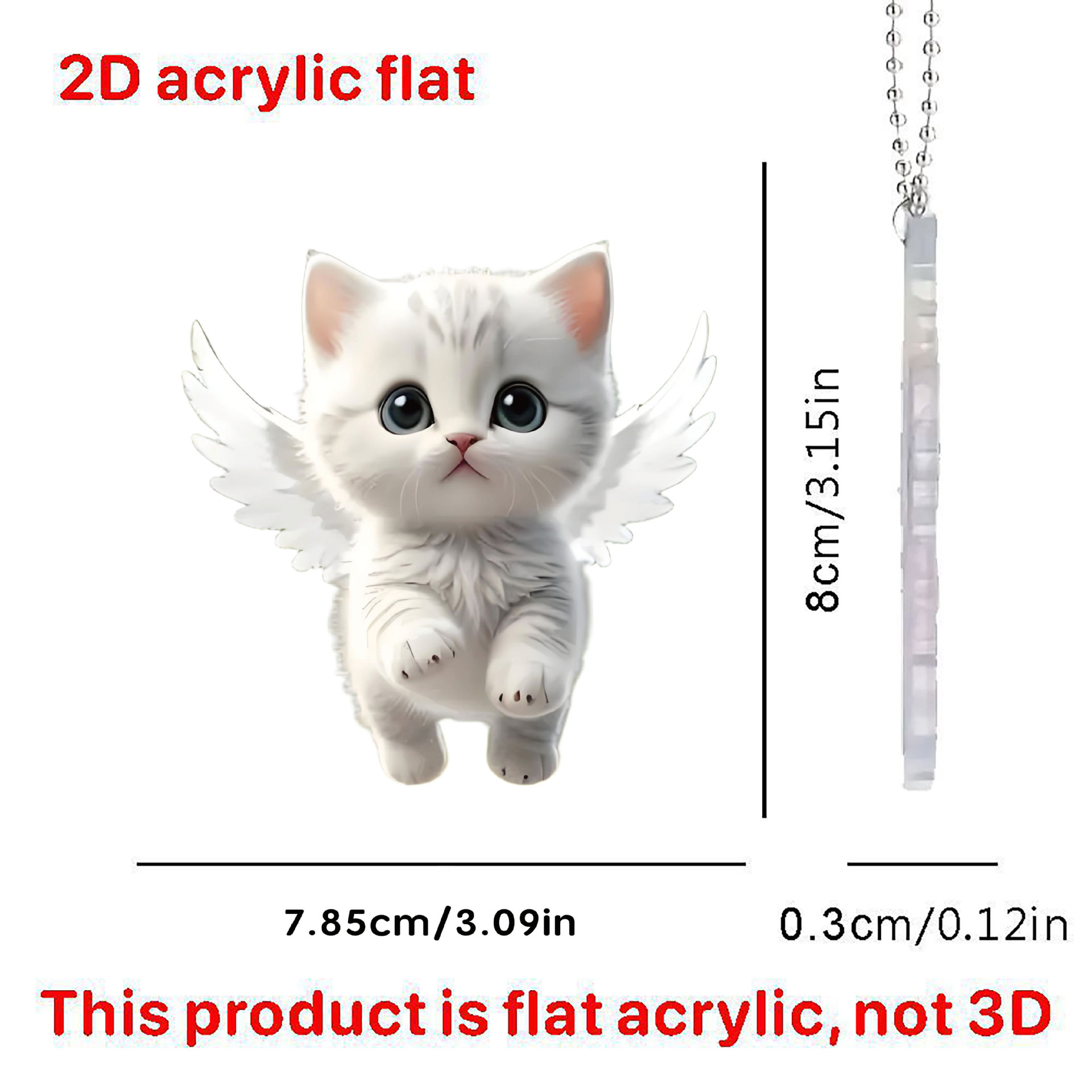 Wings cat / Large size 8cm