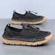 Men's shoes 2025 summer new breathable thin outdoor sports elastic mesh shoes men's fashion hole shoes