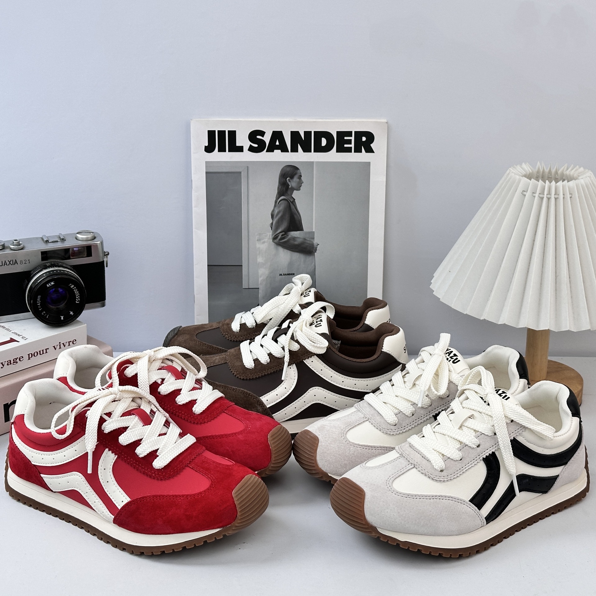 Zapatos deportivos Gump de estilo de Hong Kong para mujeres super caliente chic popular popular zapatos de skate casuales de nicho 2025 nuevos zapatos de papá