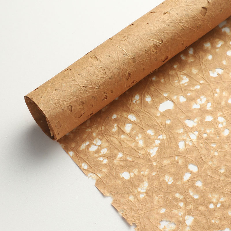 Papel de ensueño hueco de Xiyu Papel de fibra de seda de cáñamo Papel de macarrón de ensueño de alta calidad Papel de arte de flores de embalaje diye hecho a mano