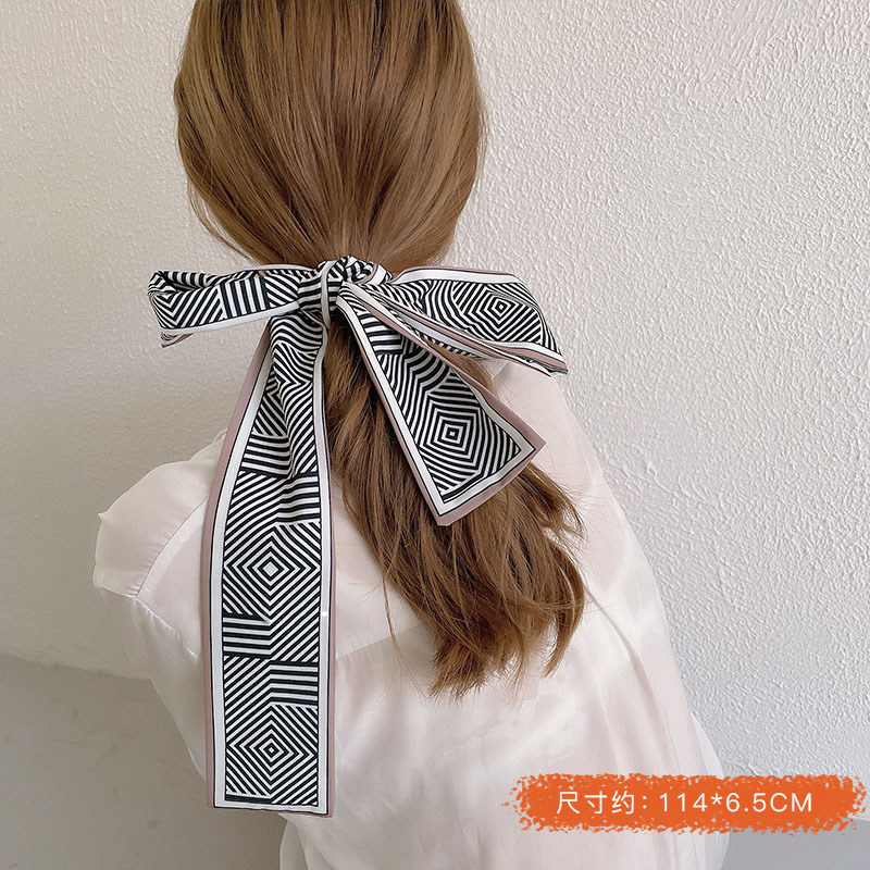 Pañuelo de seda banda para el cabello estilo francés para mujer cinta para el cabello accesorios para el cabello tocado Red para el cabello rojo 2023 nueva cinta trenzada para el cabello diadema