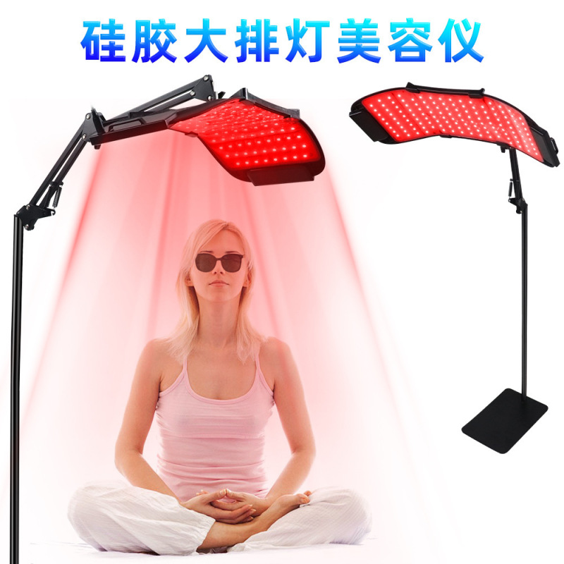 クロスボーダー赤色光 LED 肌若返り器具ホームパーソナルケアシリコーンフォトン美容マスク分光計|undefined