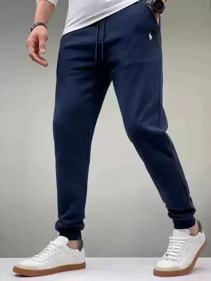 RL Ralph Lauren Classic Small Pony Embroidered Sweatpants Essential Minimalist Versatile Long Pants 250g Cotton Unisex