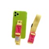Apple, street sports bracelet, fluorescence phone case, nylon shoulder bag, strap