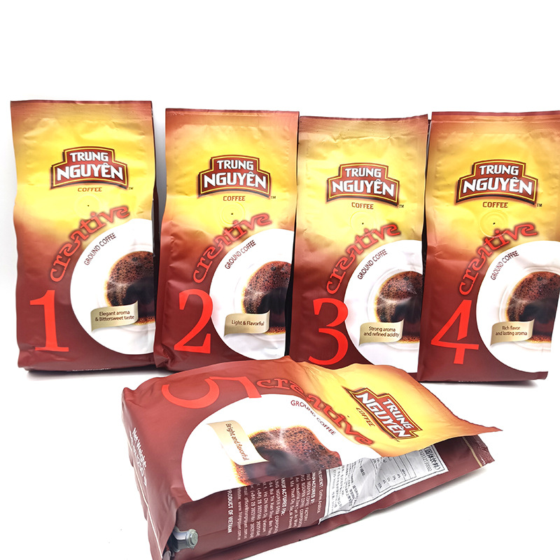 A large wholesale supply of Vietnamese imported original G7 coffee Creative 1-5 grind coffee powder, medium roast 250g G7