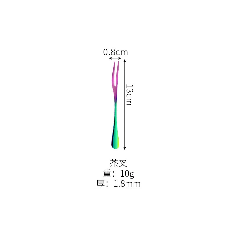Amazon 1010 stainless steel tableware fantasy colored knife and fork tablet suit