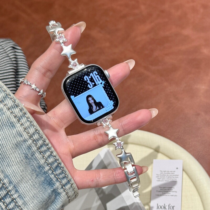 Suitable for S11, Includes Apple Watch Se Female Iwatchs10 Wristband with Star-Studded Diamonds, Xiaomi 9Pro, Huaqiangbei Suitable for S11, Includes Apple Watch Se Female Iwatchs10 Wristband with Star-Studded Diamonds, Xiaomi 9Pro, Huaqiangbei