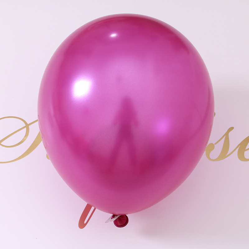Globo de látex espesado perla globo redondo de la habitación de la boda Globo de decoración de boda al por mayor transfronterizo 1,2G