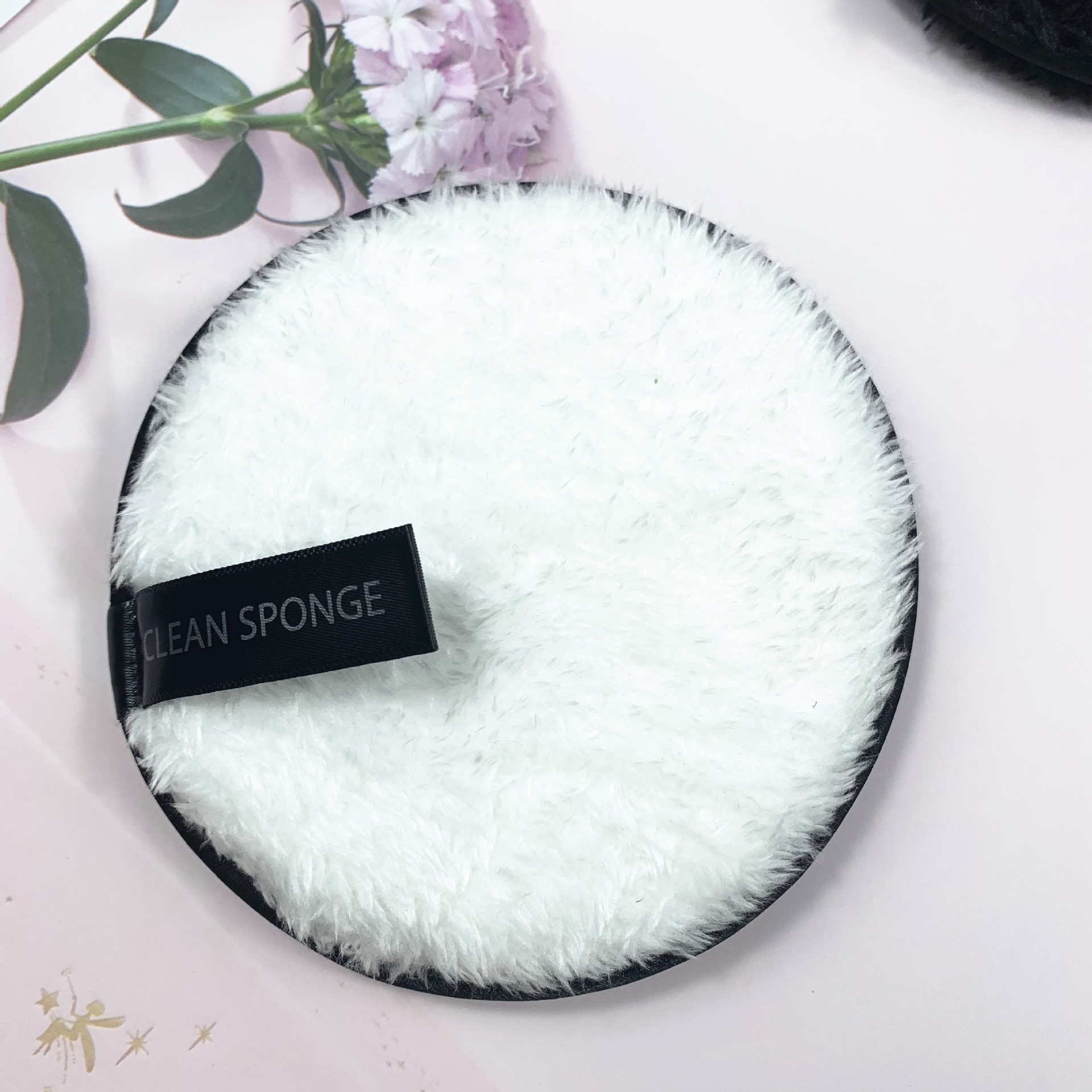 Fábrica directa perezosa agua limpia lavar la cara desmaquillaje algodón polvo de limpieza esponja de maquillaje herramientas de polvo de maquillaje desmaquillaje