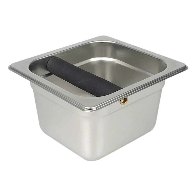 Прямые поставки с фабрики Бочка для кофейного шлака из нержавеющей стали Бытовая малогабаритная Нескользящая кофемашина Порошок Коробка для шлака Бак для шлака Восстановление отходов шлака