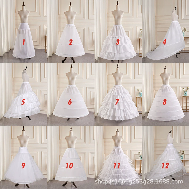 Свадебное платье юбка Габон Oversized регулируемая поддержка рыбьей кости длинная цветок Лолита женился на подъюбнике