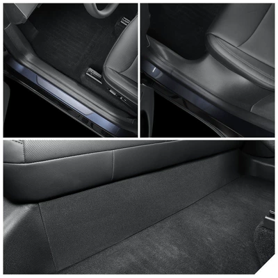 Chair back anti-kick pad — Tesla Front/Rear Door Sill