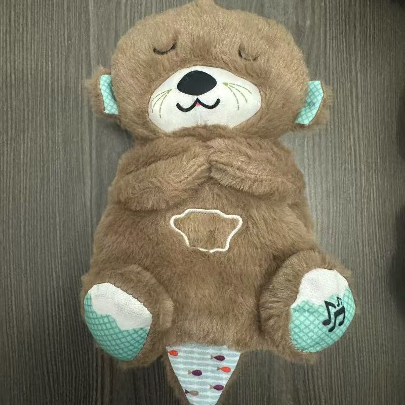 Respiración calmante Koala Bebé recién nacido Sonido y luz Muñeca calmante artefacto para dormir Educación temprana Máquina de cuentos Juguetes musicales