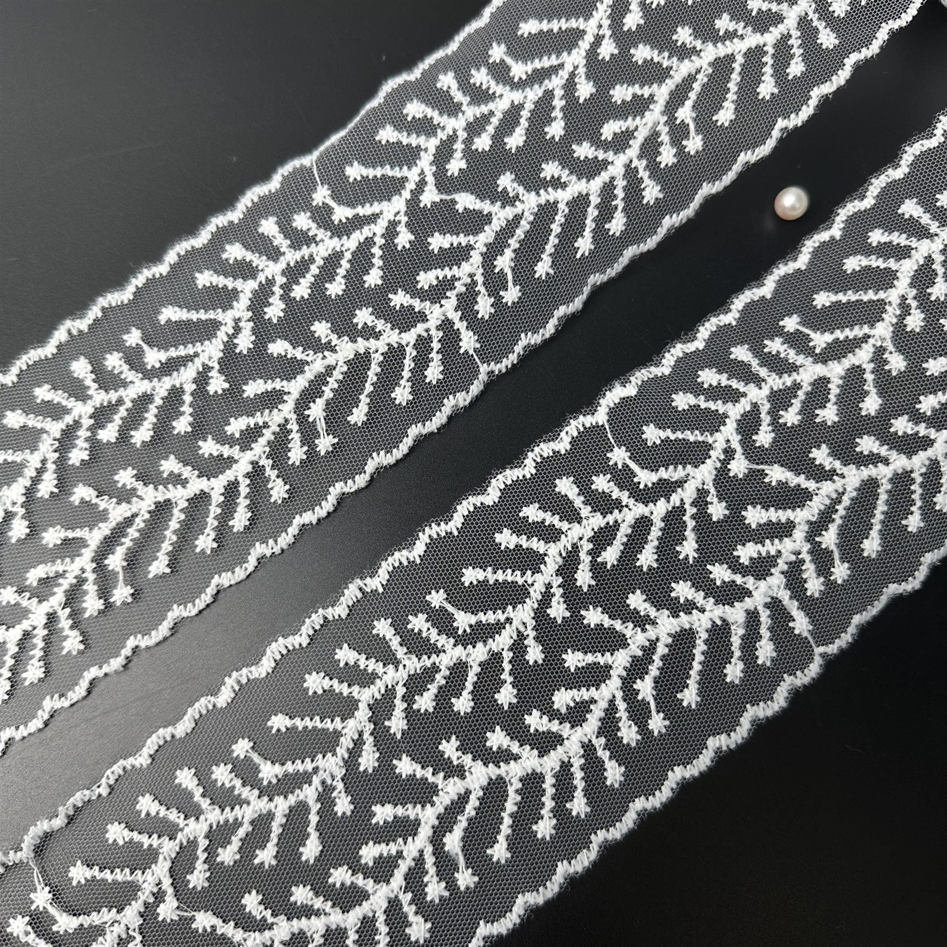 牛奶丝网布花边